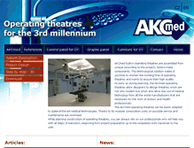 Tablet Screenshot of akcmed.com